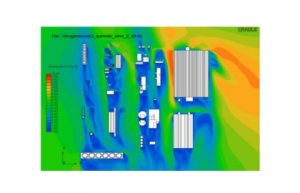 Spreading of carbon-dioxide in a chemical factory