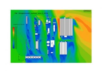 Simulation of Carbon-Dioxide Spreading in a Chemical Factory