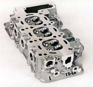 Machined cylinder head casting