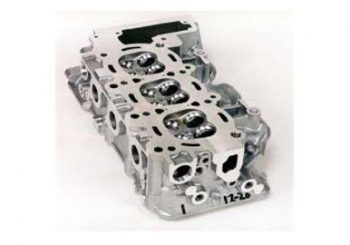 Machined cylinder head casting