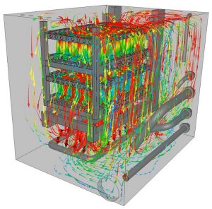 CFD engineering UK project: simulation of a quenching tank