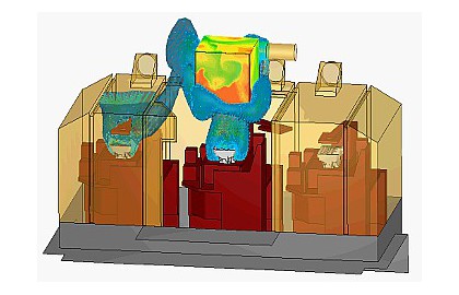 CFD simulation of smoke extraction in semi-automatic casting machine