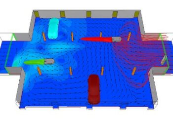 Car park ventilation CFD simulation: Age of air can show what air changes per hour cannot