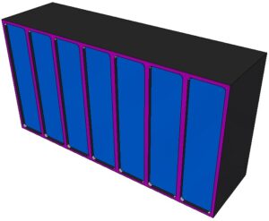 Rack model in the data centre CFD simulation