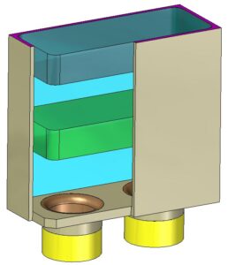 CRAH model in the data centre CFD simulation