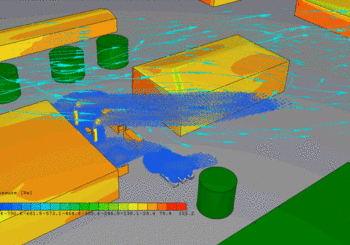 Outdoor Condenser Plant Environmental CFD Simulation